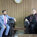 Federal Minister for Health Mustafa Kamal called upon Federal Minister for Poverty Alleviation and Social Safety Syed Imran Ahmed Shah to discuss Inter-ministerial collaboration in order to facilitate underprivileged and deserving individuals