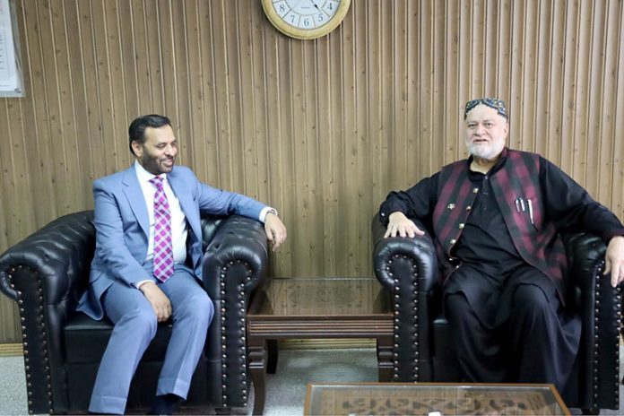 Federal Minister for Health Mustafa Kamal called upon Federal Minister for Poverty Alleviation and Social Safety Syed Imran Ahmed Shah to discuss Inter-ministerial collaboration in order to facilitate underprivileged and deserving individuals