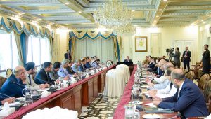 A delegation of the Presidents of Chambers of Commerce from all over Pakistan called on Prime Minister Muhammad Shehbaz Sharif