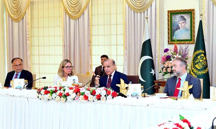 A delegation of World Bank Group led by Managing Director Operations Anna Bjerde calls on Prime Minister Muhammad Shehbaz Sharif