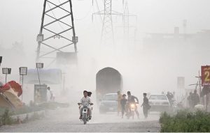 A severe dust storm blankets the federal capital, reducing visibility and disrupting daily life