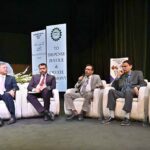 Managing Director Associated Press of Pakistan (APP) Muhammad Asim Khichi speaks in panel discussion during International Labour Day Conference on Workers and Employers: Navigating Change Through Social Dialogue organized by National Industrial Relations Commission (NIRC) and International Labour Organization (ILO) at PNCA