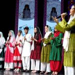 Artists present traditional music performances in celebration of Hazara Culture Day at the Pakistan National Council of the Arts (PNCA)