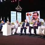 Managing Director Associated Press of Pakistan (APP) Muhammad Asim Khichi speaks in panel discussion during International Labour Day Conference on Workers and Employers: Navigating Change Through Social Dialogue organized by National Industrial Relations Commission (NIRC) and International Labour Organization (ILO) at PNCA