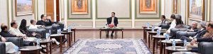 Speaker National Assembly Sardar Ayaz Sadiq chairing the meeting of Business Advisory Committee at Parliament House