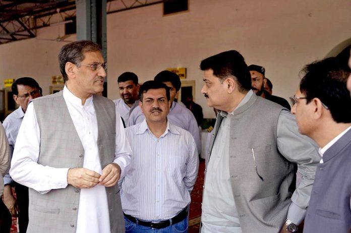 CEO Railways Aamir Ali Baloch visits Cantt Station for the unveiling of new business-sector wagons built to meet international standards