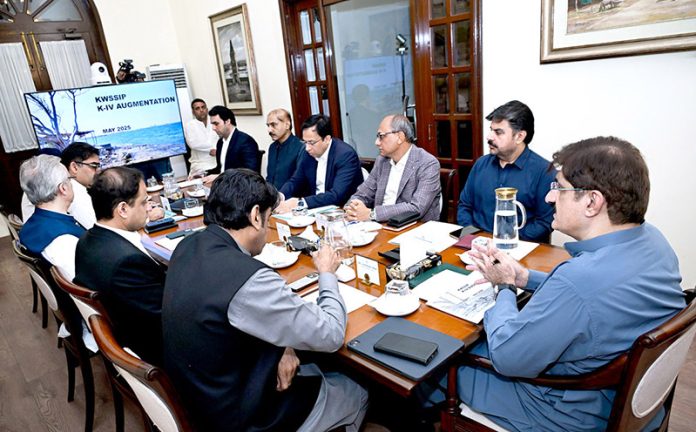 Sindh Chief Minister Syed Murad Ali Shah meets with the Pakistan Olympic Association (POA) delegation to finalise preparations for the 35th national Games 2025