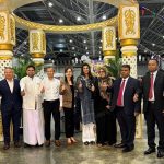 High Commissioner Rabia Shafiq in a group photo with the ambassadors of other countries at 2nd Edition of Asian Village Festival Singapore