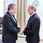 Foreign Minister of the Islamic Republic of Iran Seyed Abbas Araghchi calls on Prime Minister Muhammad Shehbaz Sharif