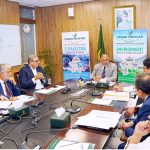 The 4th meeting of the Steering Committee on the Socio-Political Domain, chairs by Federal Minister for Planning Ahsan Iqbal