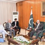 Minister of Interior of Italy, Mr. Matteo Piantedosi, along with his delegation, called on President Asif Ali Zardari at Aiwan-e-Sadr