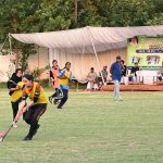 Players are giving hockey trials in the Summer Games 2025 organized by the District Sports Department on the instructions of the Chief Minister of Punjab