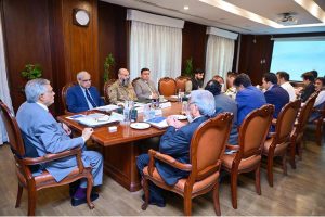 Deputy Prime Minister and Foreign Minister, Senator Mohammad Ishaq Dar, chairs the inaugural meeting of the Committee to Finalize Proposals for the Development of Karachi Industrial Park at Pakistan Steel Mills