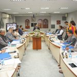 Federal Minister for Planning, Development and Special Initiatives, Ahsan Iqbal, as Chancellor, chairing the 18th meeting of the Senate of the Pakistan Institute of Development Economics (PIDE)