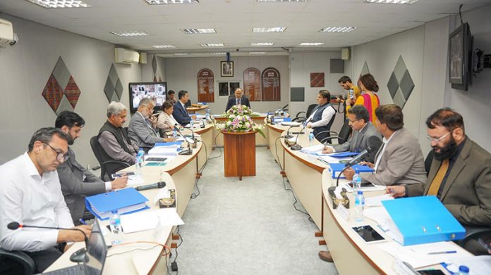 Federal Minister for Planning, Development and Special Initiatives, Ahsan Iqbal, as Chancellor, chairing the 18th meeting of the Senate of the Pakistan Institute of Development Economics (PIDE)