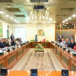 Italy’s Minister for Interior Mr. Matteo Piantedosi paid a courtesy call on the Deputy Prime Minister and Foreign Minister Senator Mohammad Ishaq Dar