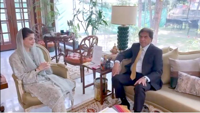 Important Meeting between Punjab Chief Minister Maryam Nawaz Sharif and Federal Minister for Railways Muhammad Hanif Abbasi