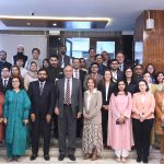A group photo with Development Partner Engagement Workshop 2025 on aligning development partners’ contributions with URAAN Pakistan