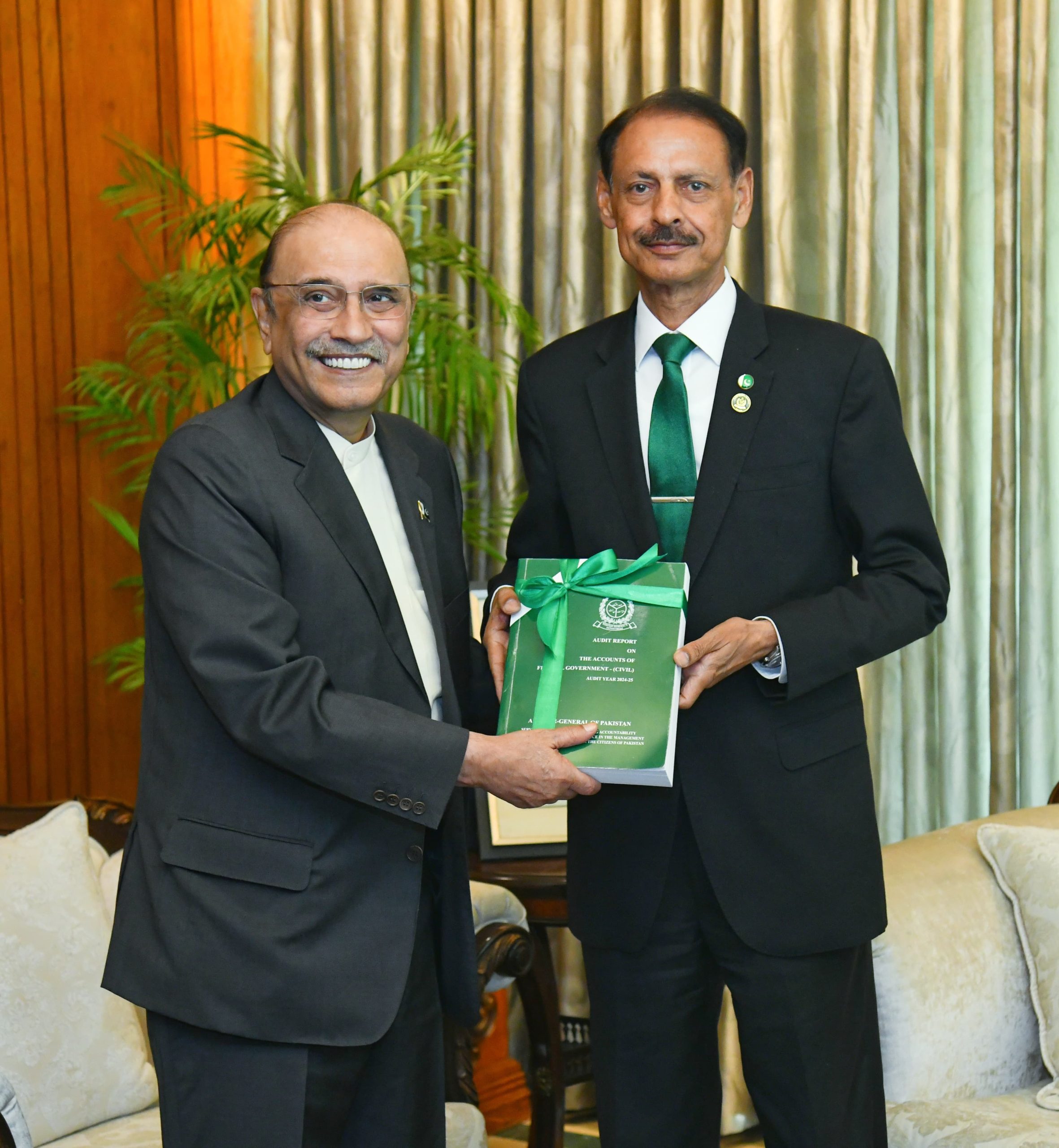 Banking Ombudsman, AGP call on President Zardari