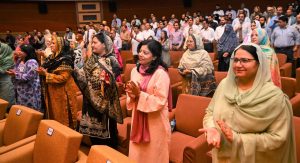 Field Marshal Syed Asim Munir interacts with vice chancellors, principals, senior faculty members