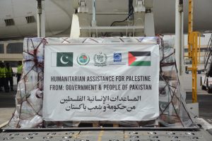 NDMA dispatches 16th aid shipment for Gaza, 27th for conflict-hit ME