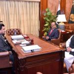 Maritime Minister Junaid Anwar calls on Governor Sindh