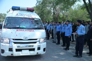 Sub-Inspector Habib Ullah laid to rest with full police honours