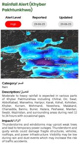 NDMA warns of urban, flash floods as heavy rains set to lash Pakistan