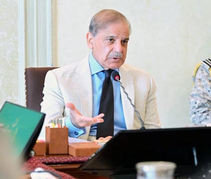 Prime Minister Muhammad Shehbaz Sharif chairs a meeting on water resources and storage