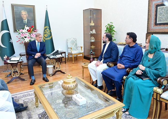 A delegation of MNAs from PML-Q led by Federal Minister for Overseas Pakistanis and Human Resource Development Chaudhry Salik Hussain called on Prime Minister Muhammad Shehbaz Sharif