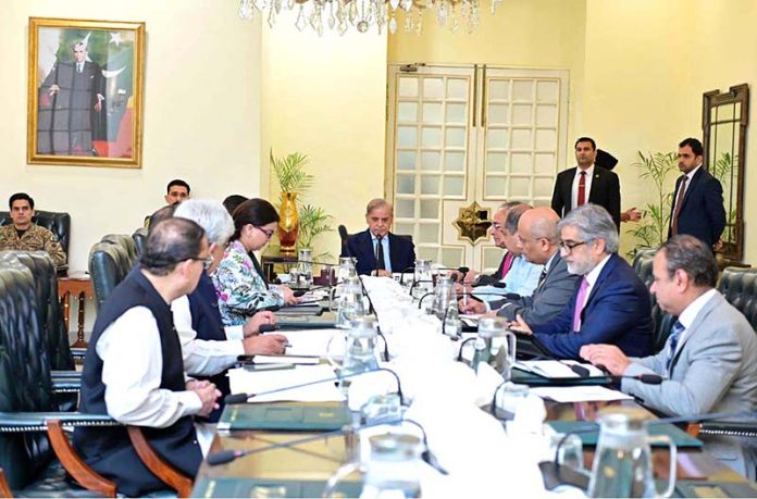 Prime Minister Muhammad Shehbaz Sharif chairs a meeting regarding promotion of Cashless Economy and Digitization