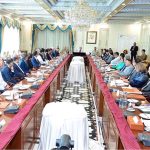 Prime Minister Muhammad Shehbaz Sharif chairs a meeting on water resources and storage