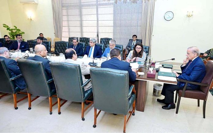Prime Minister Muhammad Shehbaz Sharif chairs a meeting on development of IT training ecosystem in Pakistan