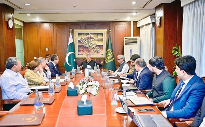 Deputy Prime Minister and Foreign Minister, Senator Mohammad Ishaq Dar chairing a high-level meeting to discuss challenges facing the power sector