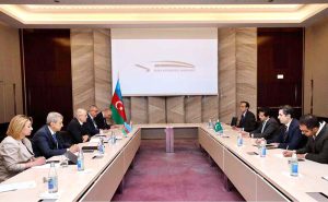 Federal Minister for Petroleum Ali Pervaiz Malik held a meeting with Energy Minister of Azerbaijan H.E. Parviz Shahbazov.