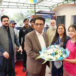 Federal Minister for Education and Professional Training, Dr. Khalid Maqbool Siddiqui being received as chief guest in inaugural ceremony of Summer FIESTA Courses
