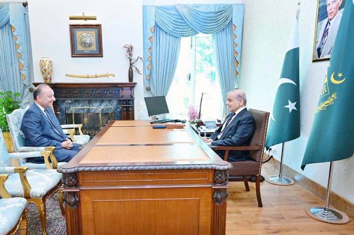 Federal Minister for Climate Change Dr. Musadik Masood Malik calls on Prime Minister Muhammad Shehbaz Sharif