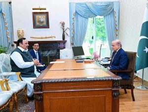 MNA Malik Ibrar Ahmed calls on Prime Minister Muhammad Shehbaz Sharif