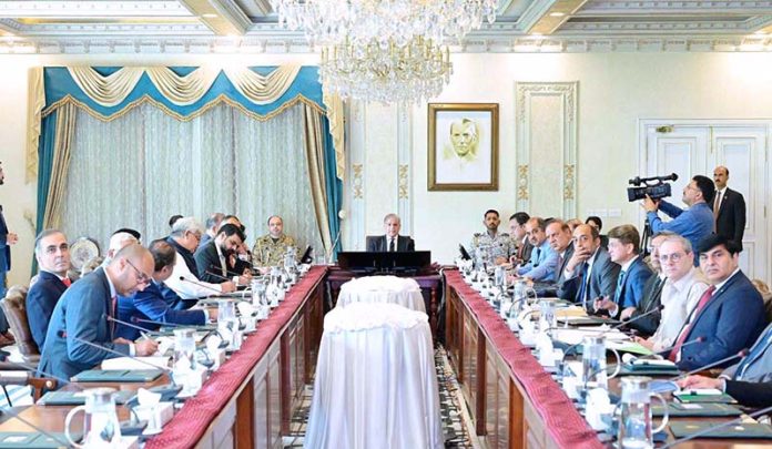 Prime Minister Muhammad Shehbaz Sharif chairs a meeting regarding promotion of Cashless Economy and Digitization
