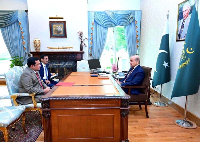 MNA Amir Talal Gopang calls on Prime Minister Muhammad Shehbaz Sharif