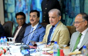 Prime Minister Muhammad Shehbaz Sharif addresses the parliamentarians after the successful passing of Finance bill 2025-26.