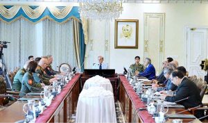 Defence Minister of Belarus Lt. General Victor Khrenin calls on Prime Minister Muhammad Shehbaz Sharif