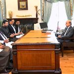Minister of State for Law Barrister Aqeel Malik called on Prime Minister Muhammad Shehbaz Sharif