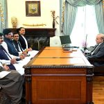 MNA Riaz ul Haq Jajj called on Prime Minister Muhammad Shehbaz Sharif