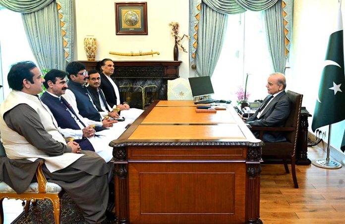 MNA Riaz ul Haq Jajj called on Prime Minister Muhammad Shehbaz Sharif
