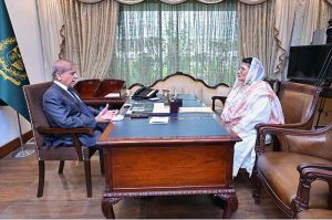 MNA Begum Tehmina Daultana called on Prime Minister Muhammad Shehbaz Sharif.