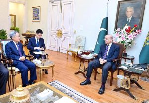 Ambassador of China H.E. Jiang Zaidong called on Prime Minister Muhammad Shehbaz Sharif.