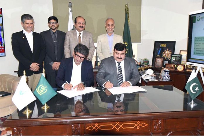 Chairman Prime Minister's youth programme Rana Mashhood Ahmed Khan witnessed the LOI signing ceremony between Fauji Foundation and Prime Minister's youth programme in Federal Capital