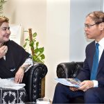 Parliamentary Secretary for Human Rights Saba Sadiq exchanging views with Ambassador of Vietnam to Pakistan Pham Anh Tuan during a meeting