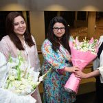 Federal Minister for Information Technology and Telecommunication, Shaza Fatima Khawaja, welcomes former Pakistan Women’s Cricket Team captain Sana Mir at Islamabad Airport. Sana Mir has become the first Pakistani woman cricketer to be inducted into the ICC Hall of Fame